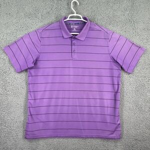St. Andrews of Scotland Mens Shirt Size 2XL Golf Polo Shirt Purple Preppy
